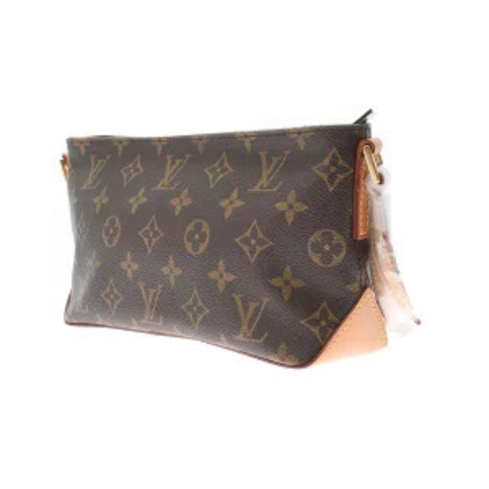 Louis Vuitton Shoulder Trotteur Brown Canvas Bag Monogram